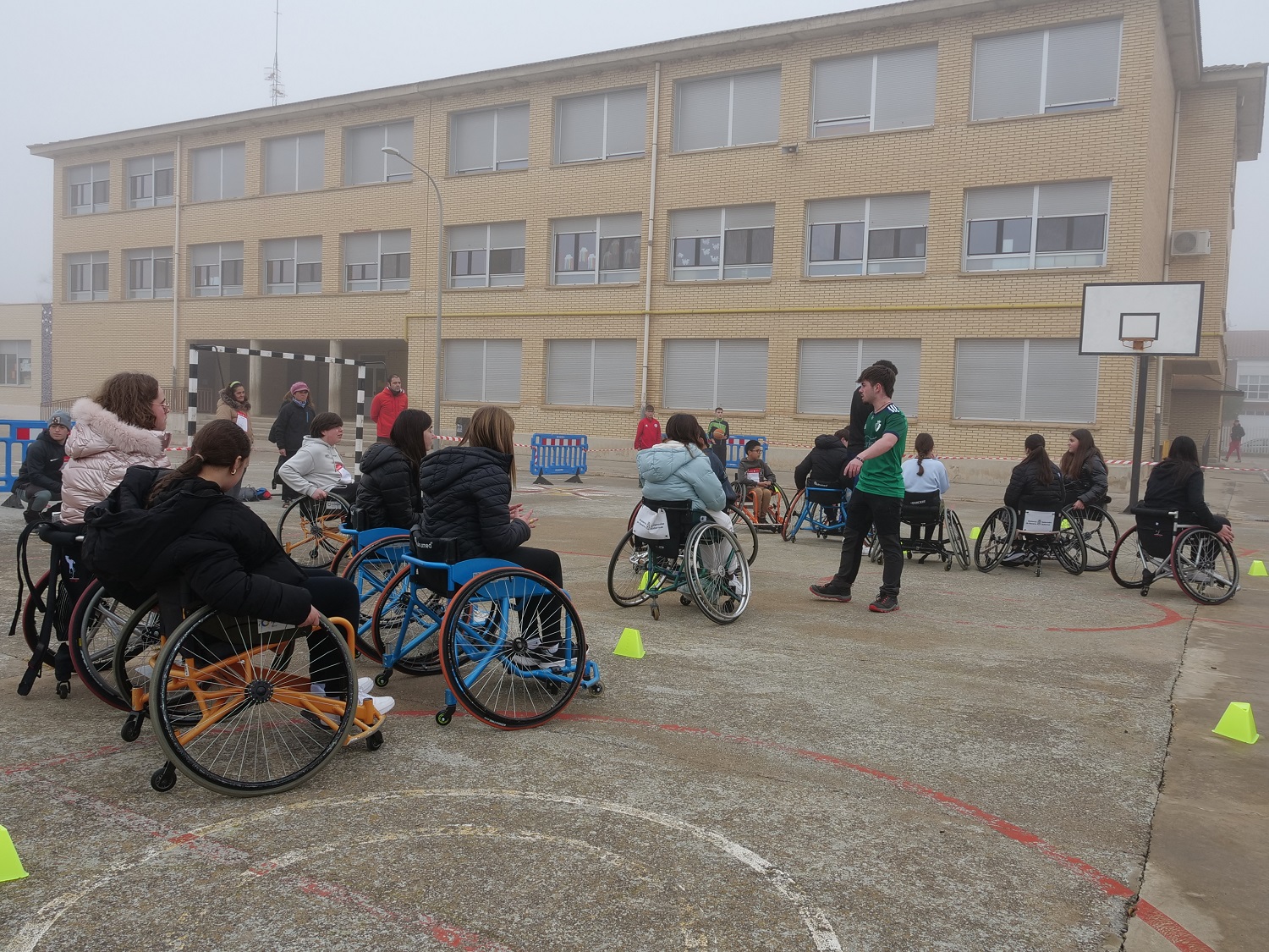 Ribaforada acogió ayer un encuentro de deportes adaptados e inclusivos
